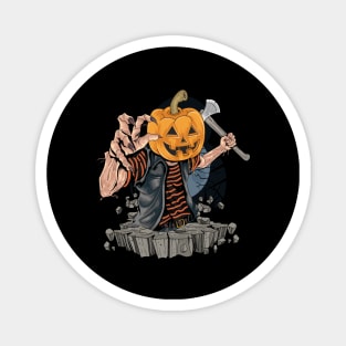 Halloween Pumpkin Killer Magnet